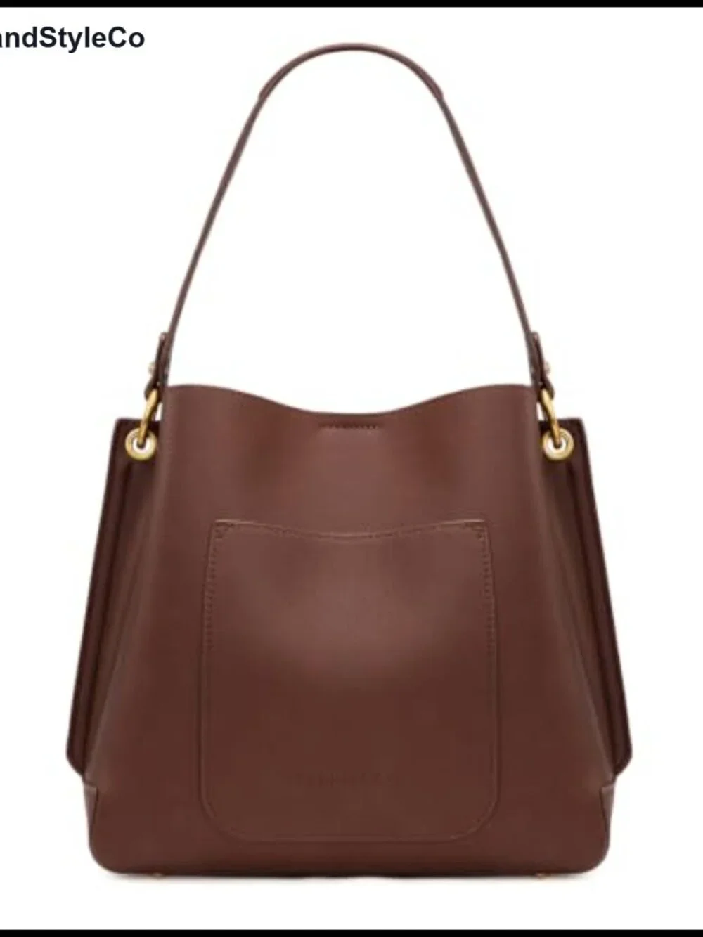 Medium Hobo Shoulder Bag PU Leather 3 Compartments Crossbody Purse